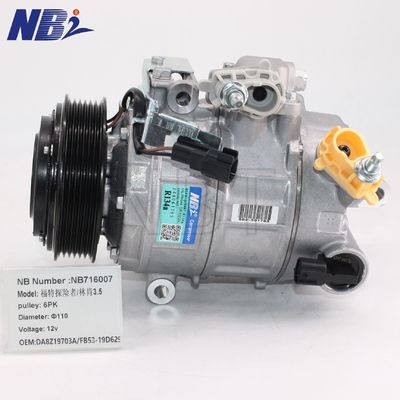 ราคาดี การทดสอบ 100% Ford Explorer Sport Auto AC Compressor 3.5L Turbo DA8Z19703A/FB53-19D629 6PK 12 ออนไลน์