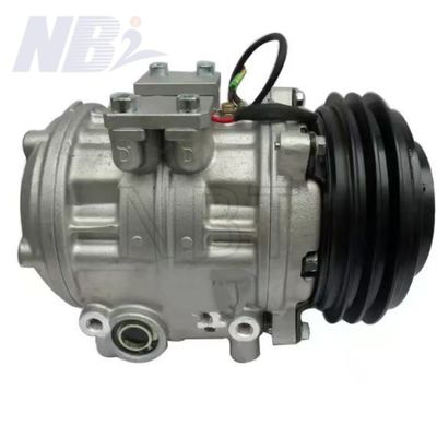 10P25B Auto Part 24V เครื่องปรับอากาศสําหรับรถโดยสาร Hino Rainbow Coaster และ Toyota Corolla รุ่น 0472006290 0473003250