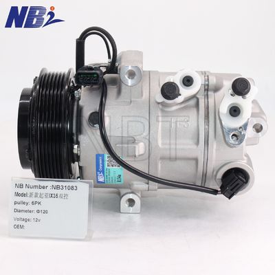 คุณภาพดี OEM 12V Auto AC Compressor อะไหล่เครื่องปรับอากาศรถยนต์ใหม่ 97701-3Z500 ออกแบบสําหรับรถยนต์ Hyundai